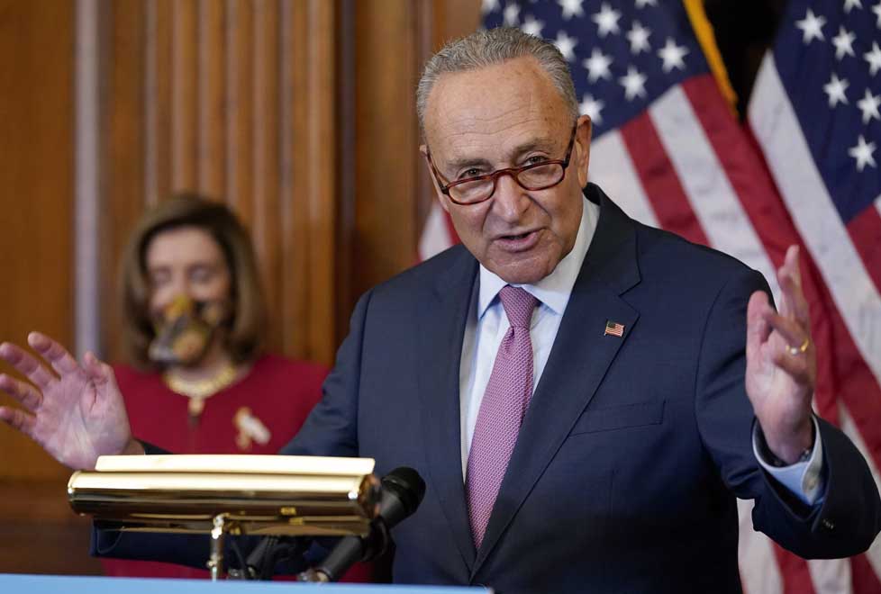 Chuck Schumer, líder de los demócratas