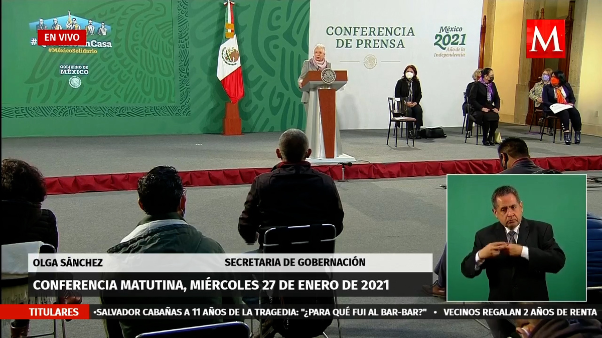 Cifras del Inegi son sumamente confiables: Olga Sánchez Cordero