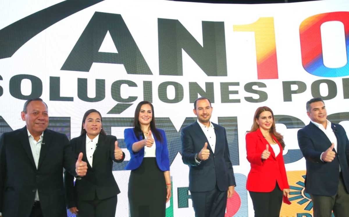 Los dirigentes del PAN, PRI y PRD se reunieron para hablar sobre los propósitos de su alianza. (Especial)
