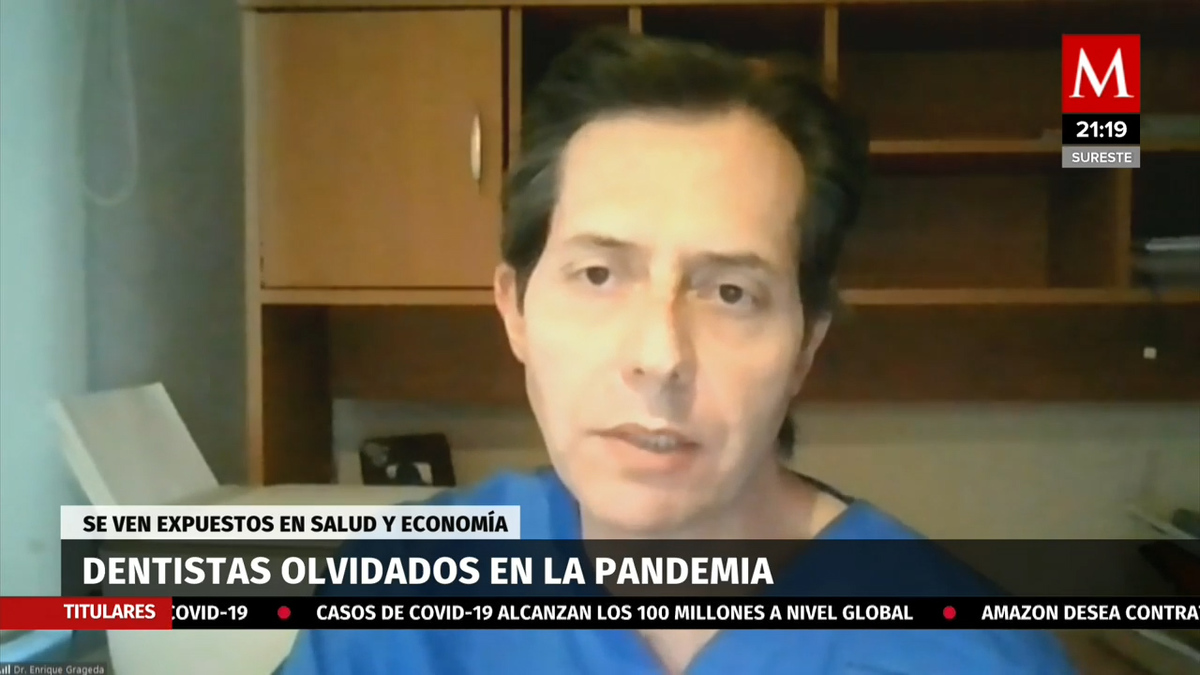Entrevista, Enrique Grajeda, doctor. Los odontólogos han sido olvidados en pandemoa de covid-19