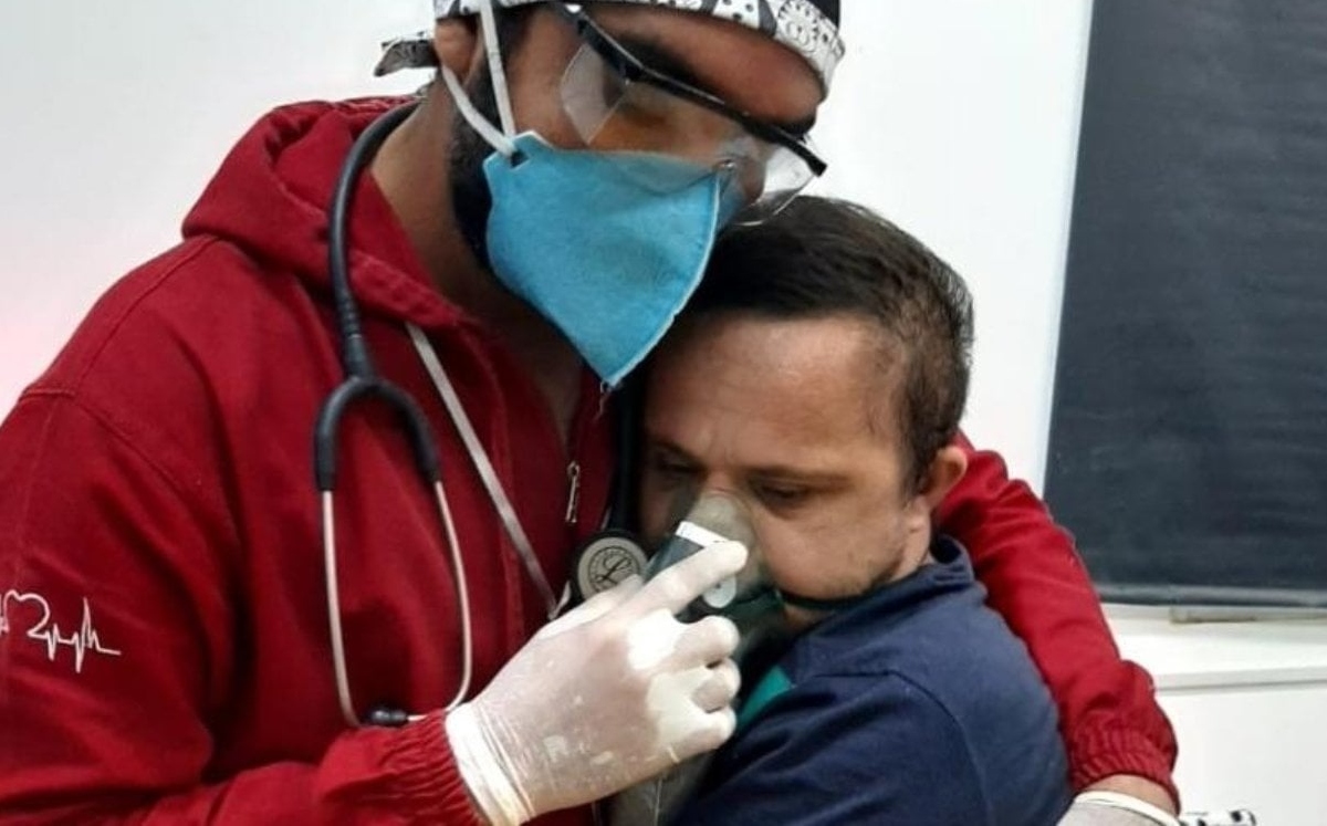 La foto fue tomada en Brasil (Facebook).