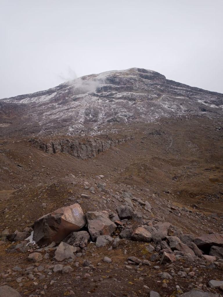Los excursionistas señalalan que no bajó con ellos. (Especial)