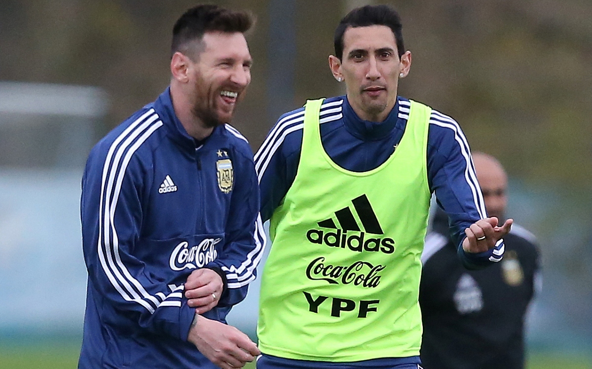 Lionel Messi y Ángel Di María (Reuters)