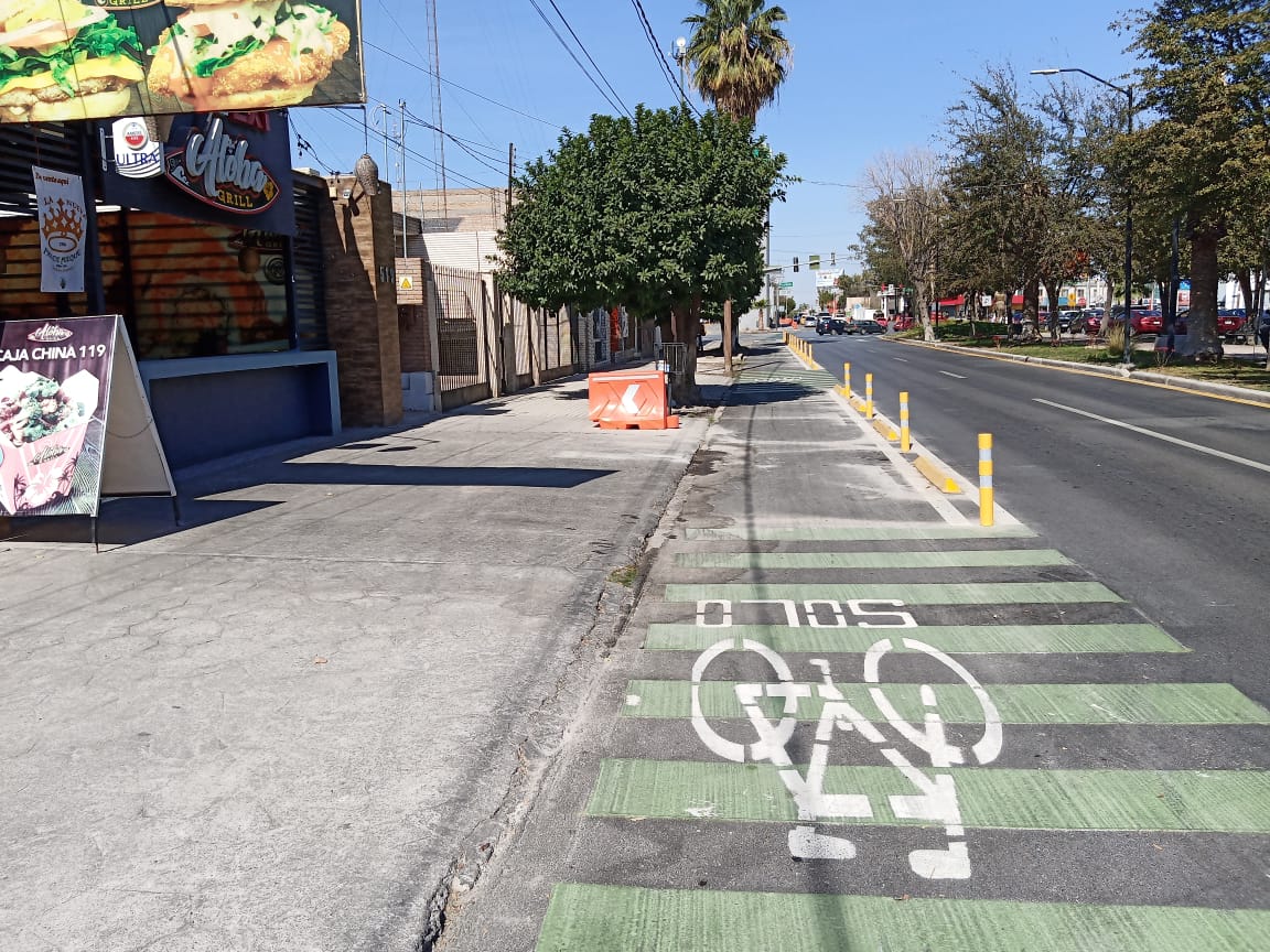 Se aceleró el proceso de colocar la infraestructura en la ciclovía de la Colón. (Luis Alberto López)