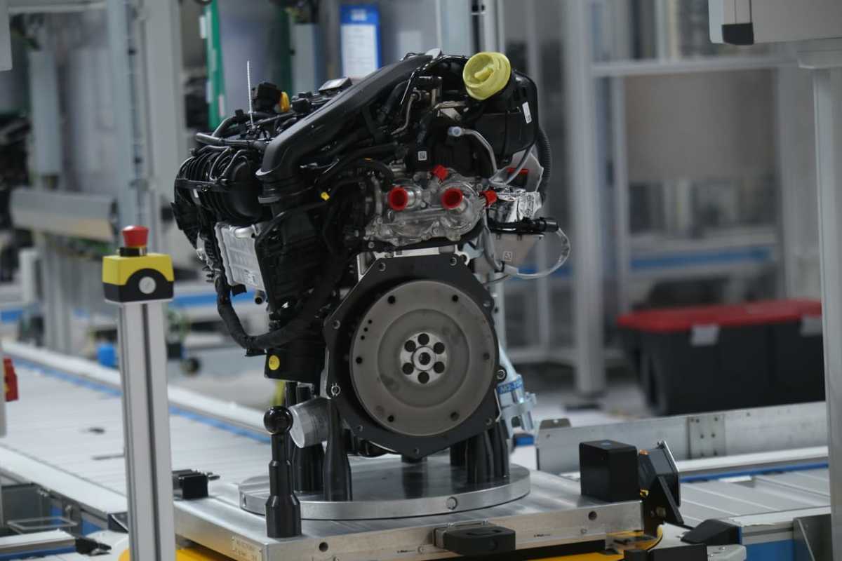 Inicio de producción del motor EA211 Volkswagen de México, Planta Guanajuato. Foto: Juan Carlos Bautista