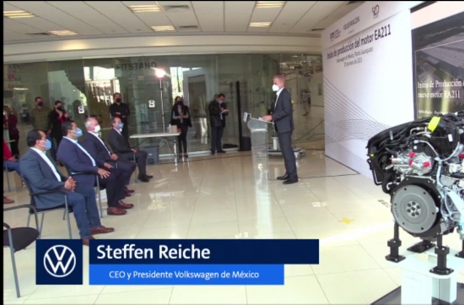 Steffen Reiche, CEO y presidente Volkswagen México. (Especial)