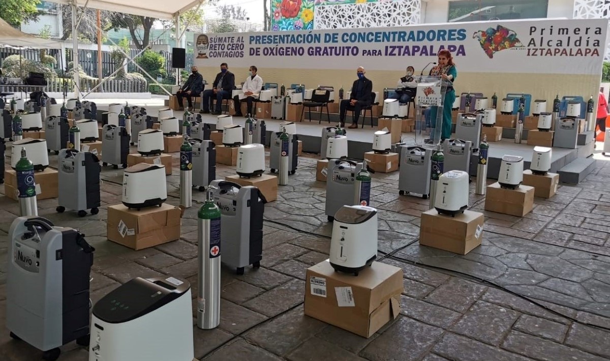 La alcaldía inició el préstamo gratuito de oxígenos para pacientes covid-19. | Cuartoscuro