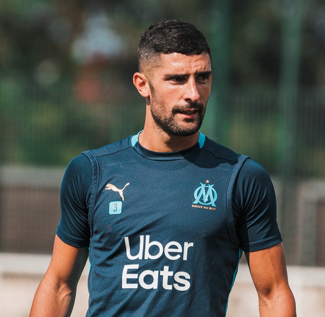 Álvaro González, jugador del Olympique de Marsella (Twitter @OM_Officiel)