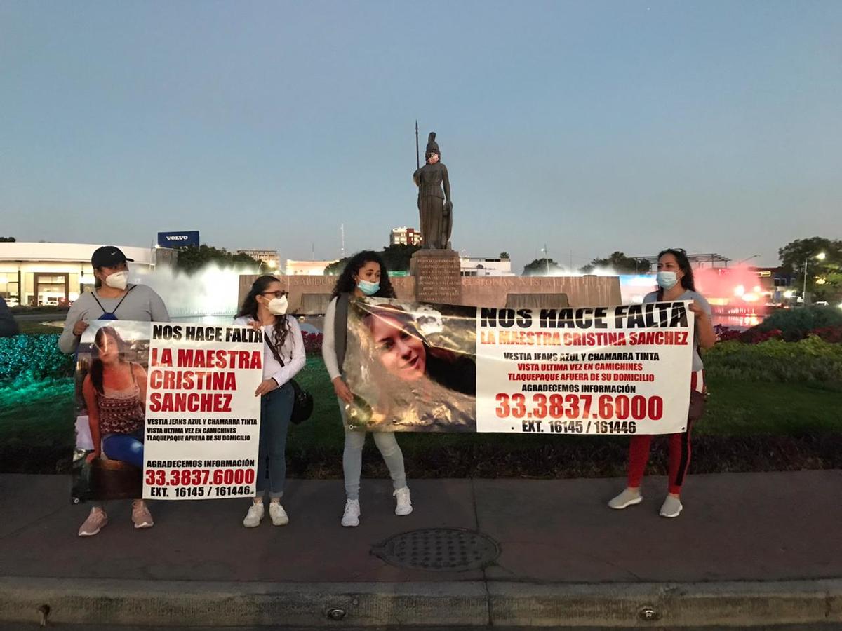 Familiares y amigos de Cristina exigen justicia (Elsa Martha Gutiérrez)