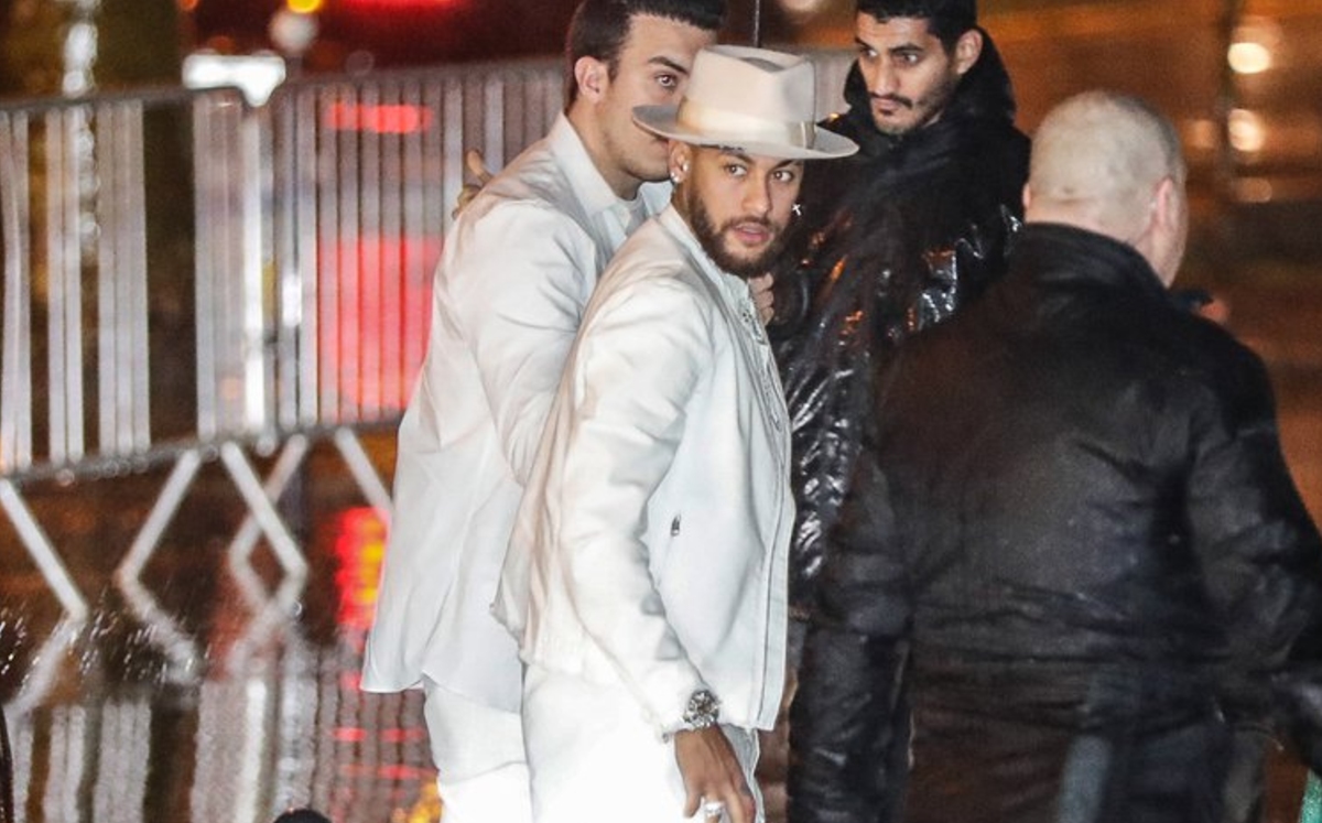 Fiesta de cumpleaños de Neymar en 2020 (AFP)