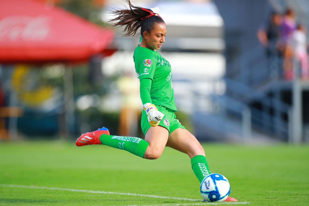 Jaidy Gutiérrez, portera de América Femenil (Imago7)