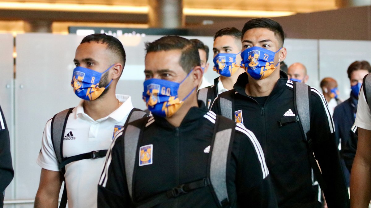 Tigres llega a Qatar (Twitter: @TigresOficial)