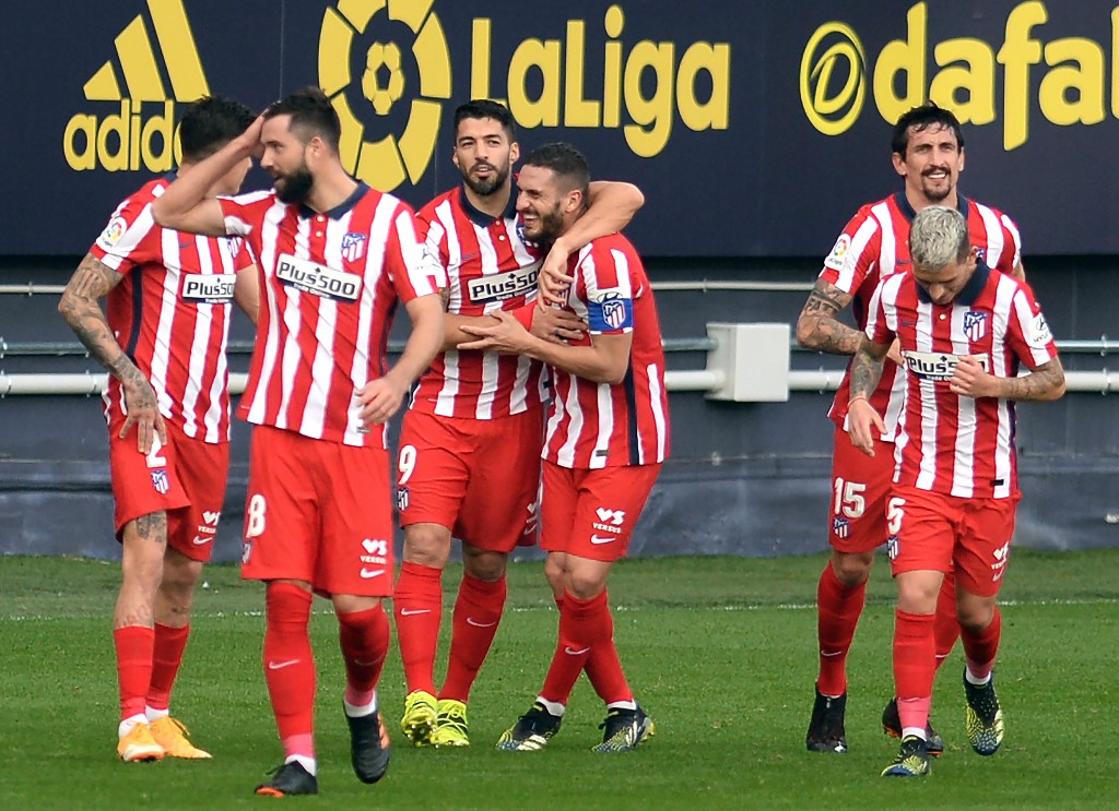 Atlético de Madrid venció al Cádiz (AFP)