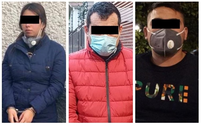 La policía les halló drogas y armas del Ejército