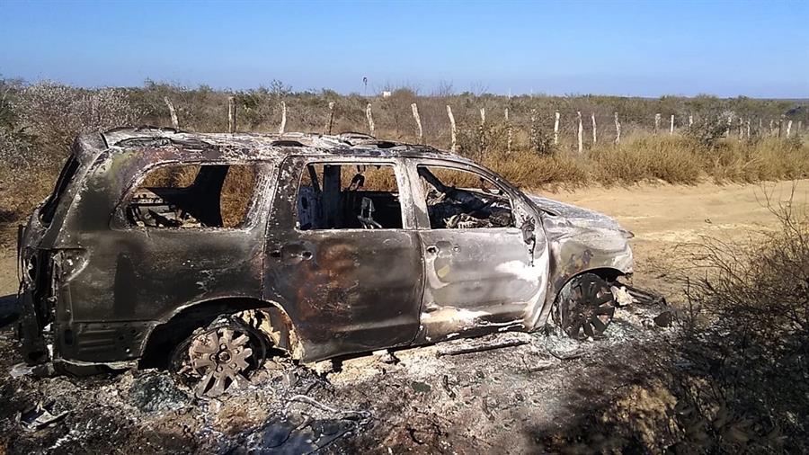 Cerca de 19 personas murieron al ser calcinadas mientras viajaban hacia EU en Tamaulipas. (EFE)