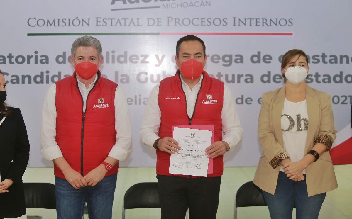 Carlos Herrera contendrá a la gubernatura de Michoacán por el PRI. (Twitter)