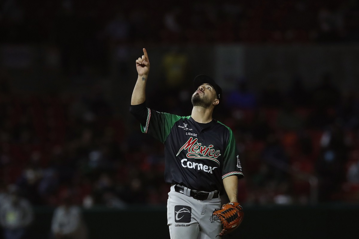 Manny Barreda, pitcher de México en la Serie del Caribe (AP)