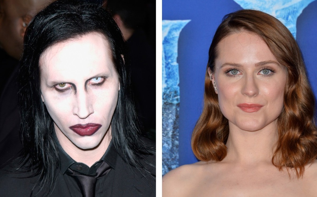 Wood y Manson comenzaron su relación cuando ella acababa de alcanzar la mayoría de edad y él prácticamente le doblaba los años. (Shutterstock)