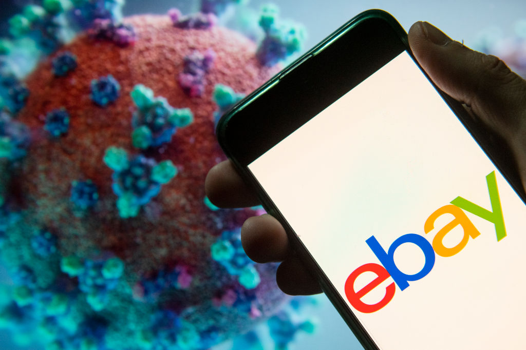 Aumentan ventas de eBay gracias a pandemia por COVID-19, Foto: Budrul Chukrut/SOPA Images/LightRocket víaa Getty Images
