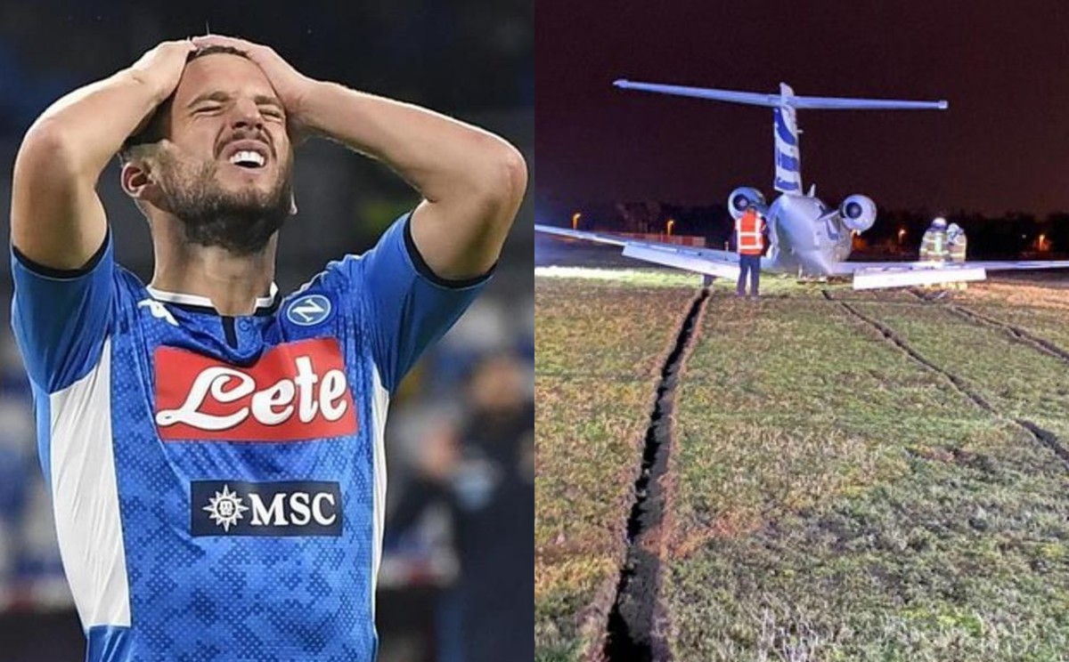 Avión privado de Dries Mertens sufre accidente (Reuters/HLN)