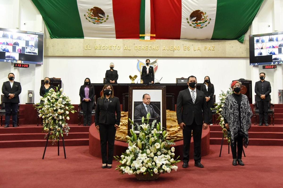 Homenaje póstumo del diputado José Luis Muñoz. (Cortesía)