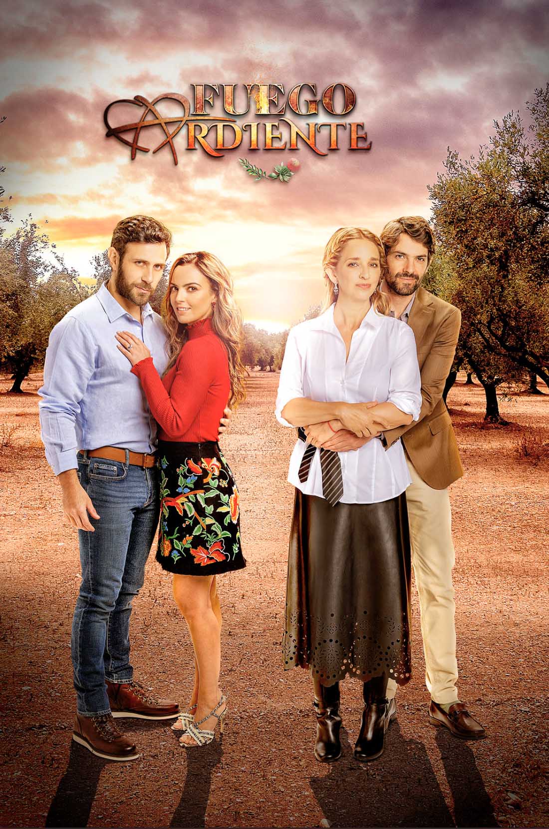 Kuno Becker, Mariana Torres, Claudia y Carlos Ferro protagonizan "Fuego Ardiente" (ESPECIAL).