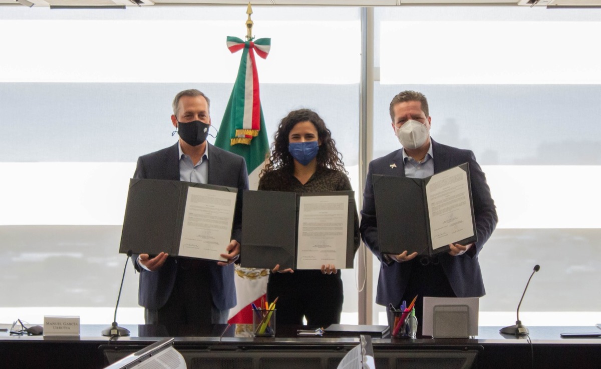 La secretaria del Trabajo, Luisa María Alcalde, aplaudió el acuerdo. (@STPS_mx)