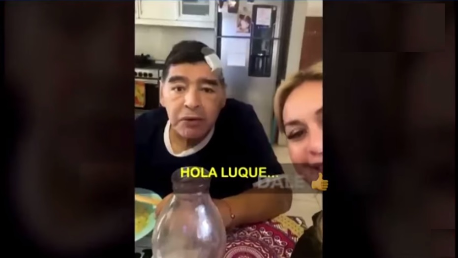 El último video con vida de Diego Maradona (Crónica TV)