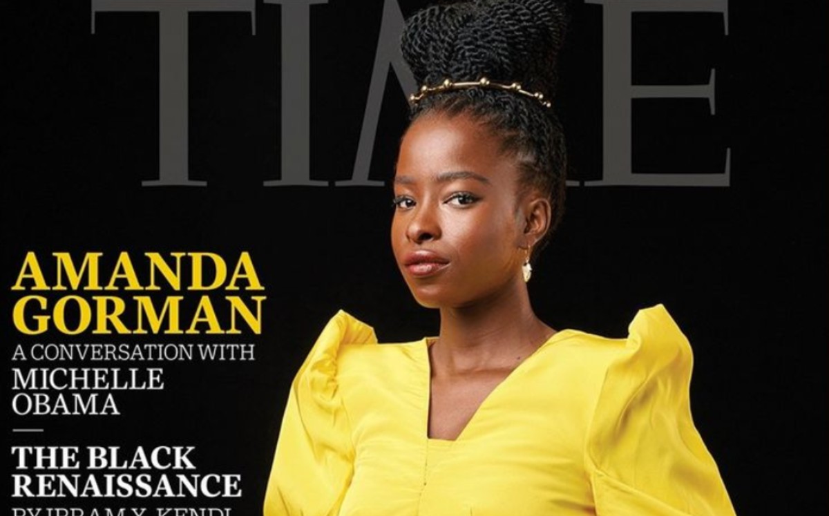 Amanda Gorman en la portada de la revista 'Time' (Instagram: @time)