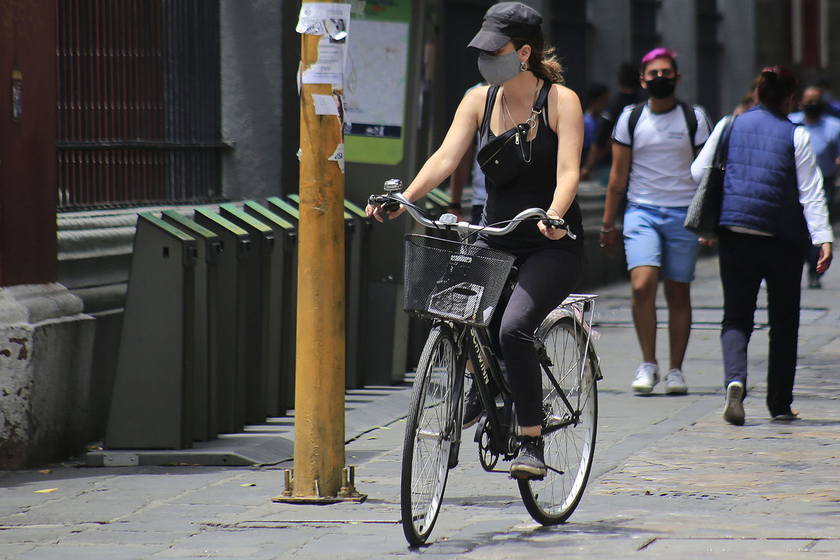 El uso de la bicicleta aumentó ante la pandemia. (Andrés Lobato)