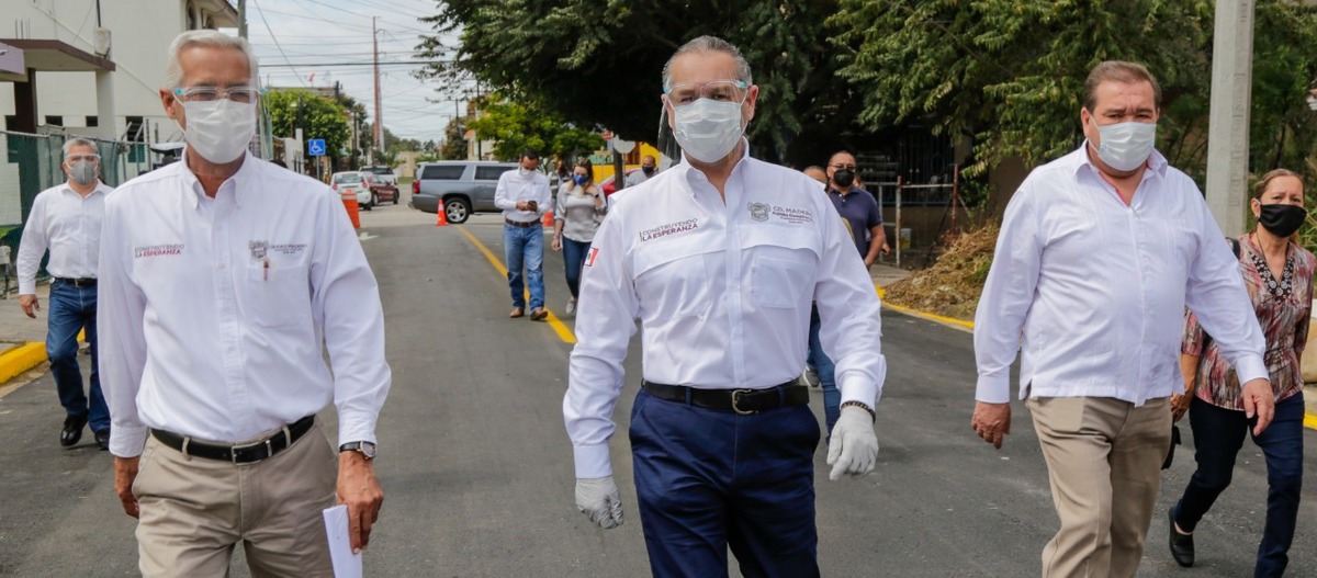 Gira de trabajo del alcalde de Ciudad Madero Adrián Oseguera.
