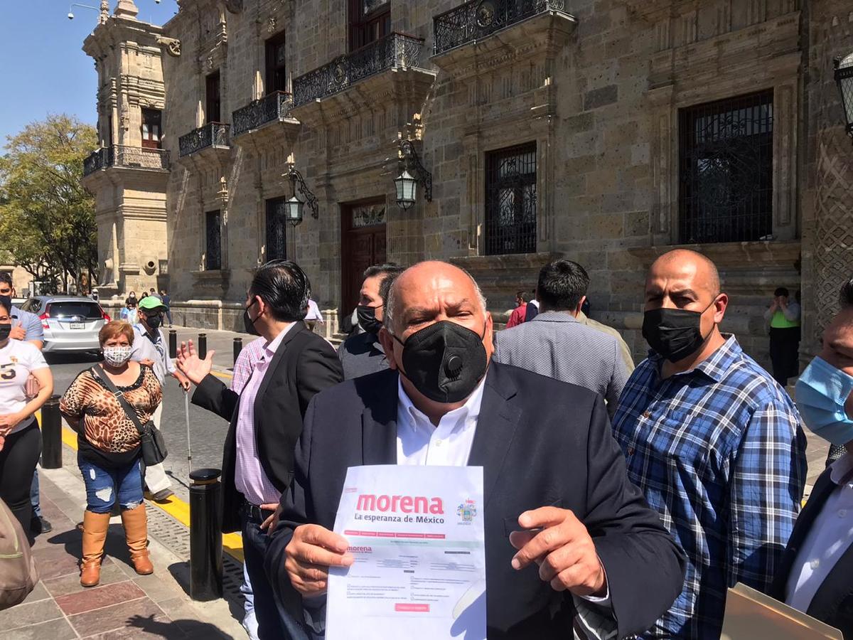 Antonio Pérez Garibay se anotó por la presidencia municipal de Guadalajara (Elsa Martha Gutiérrez)