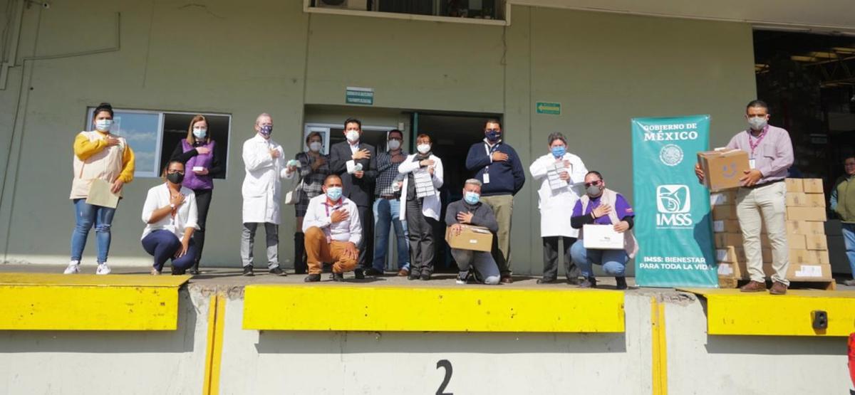 Dona Femsa al IMSS Guanajuato apoyos para atender covid-19. ESPECIAL