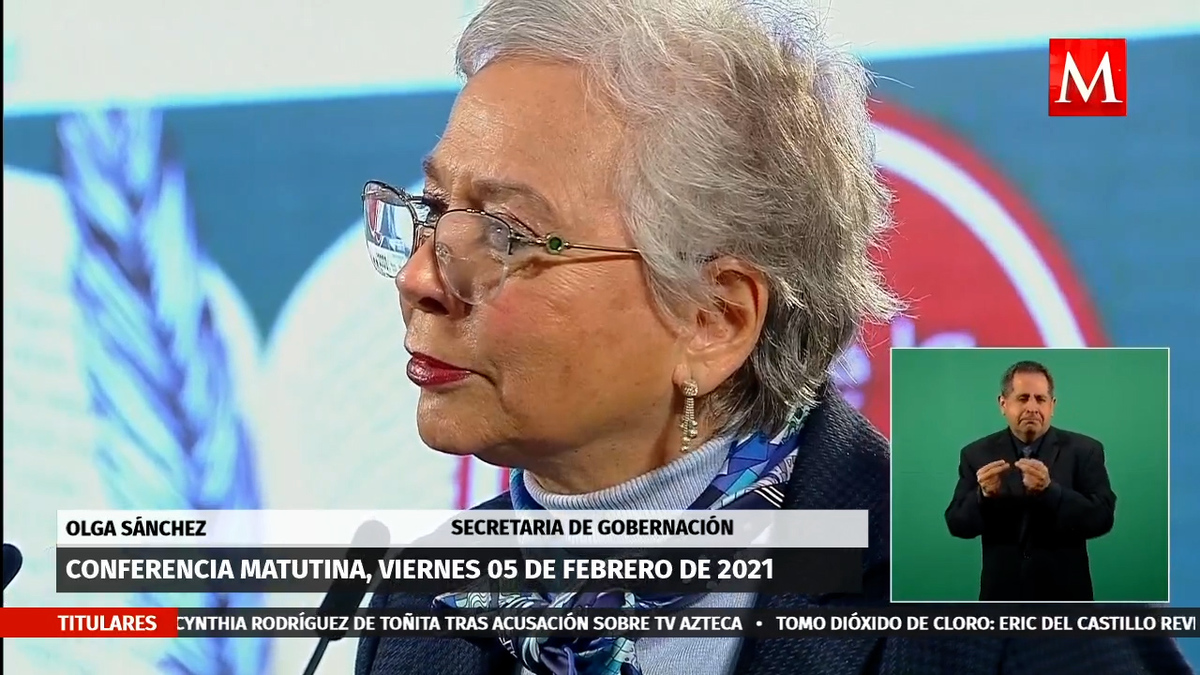 Olga Sánchez Cordero descarta buscar Presidencia
