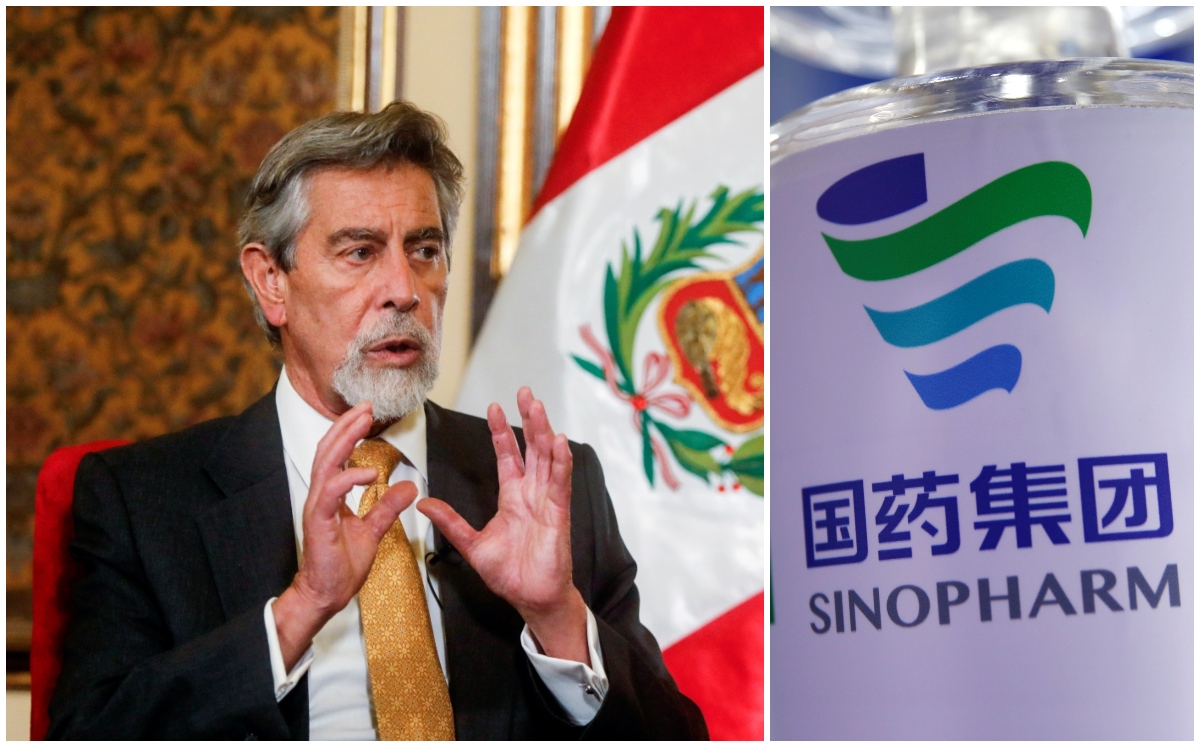 Perú recibirá su primer millón de dosis de la vacuna de Sinopharm, anunció el presidente Francisco Sagasti. (Reuters)