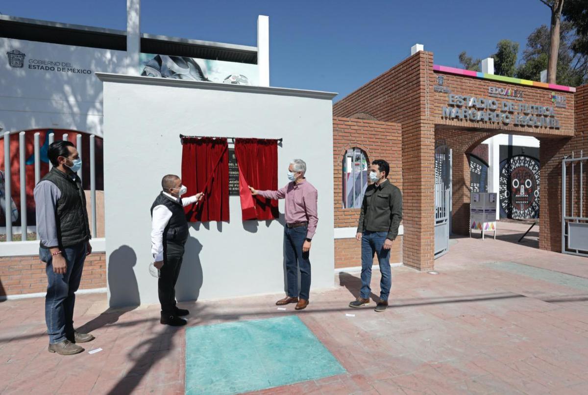 Suman al menos 51 espacios públicos rehabilitados en el Estado de México.