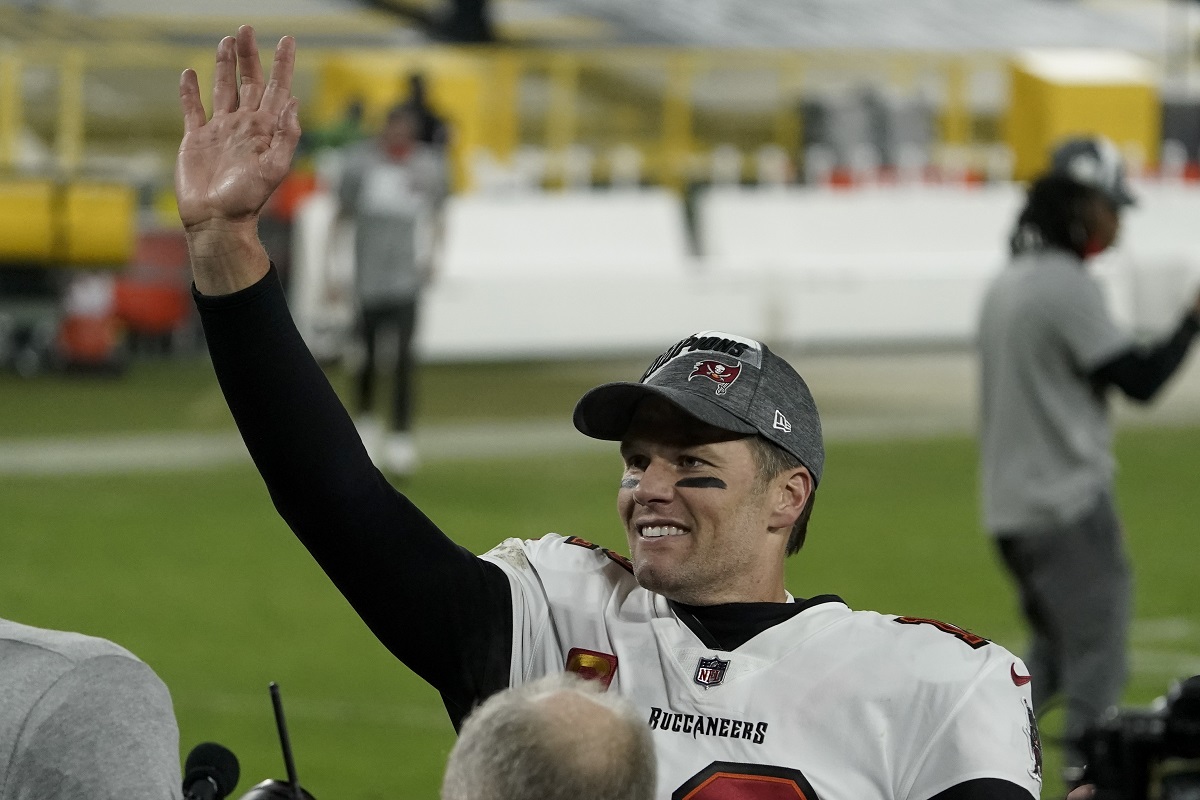 Tom Brady, quarterback de Buccaneers (AP)