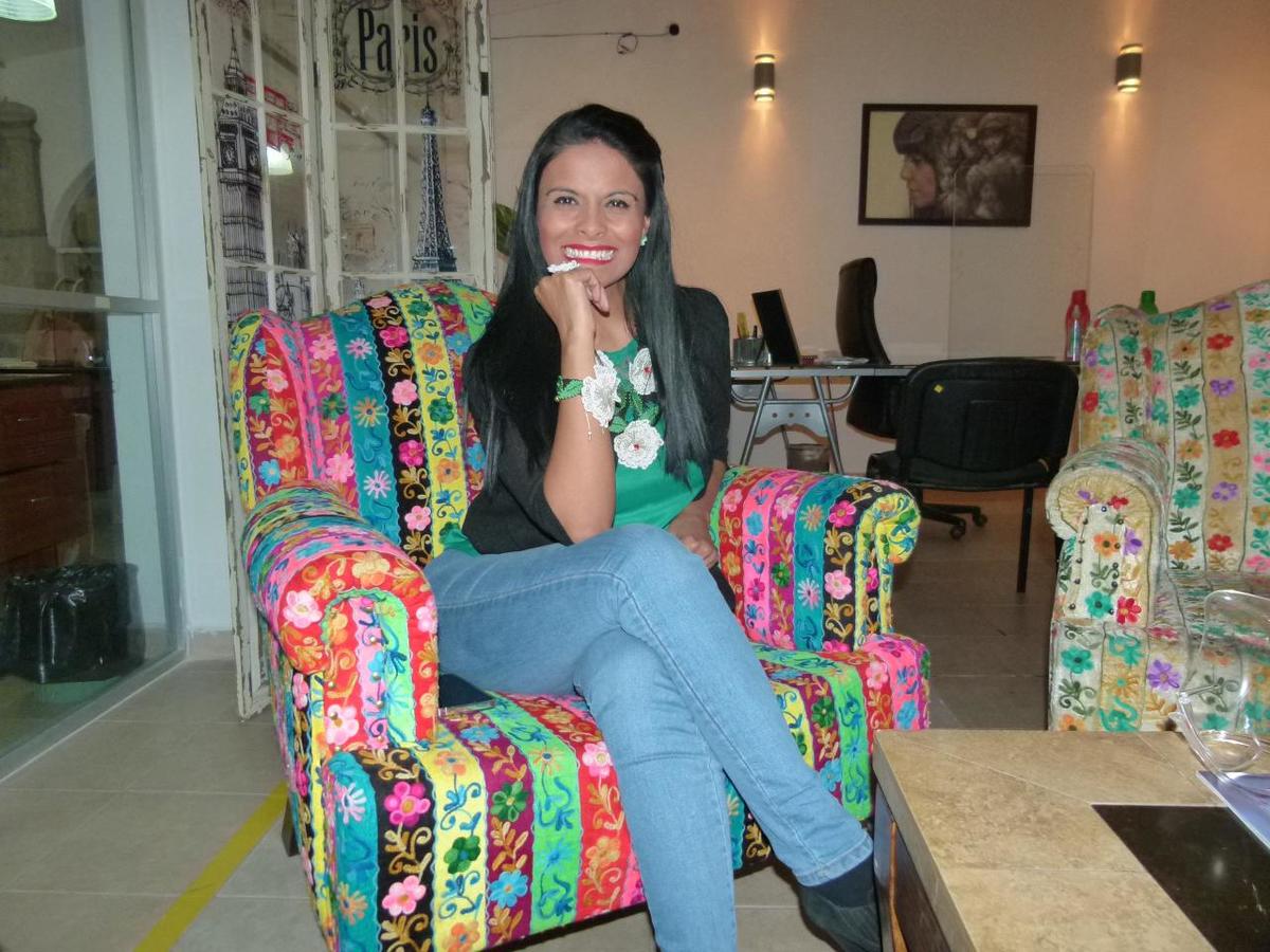Adriana Flores Torres, secretaria de la Mujer del gobierno municipal de Pachuca. (Eduardo González)