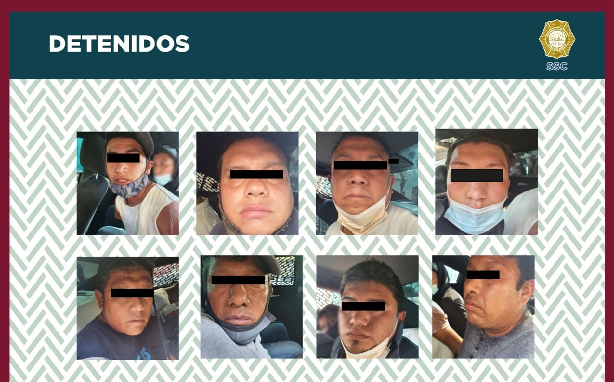 Los detenidos serán puestos a disposición del Ministerio Público. (SSC)