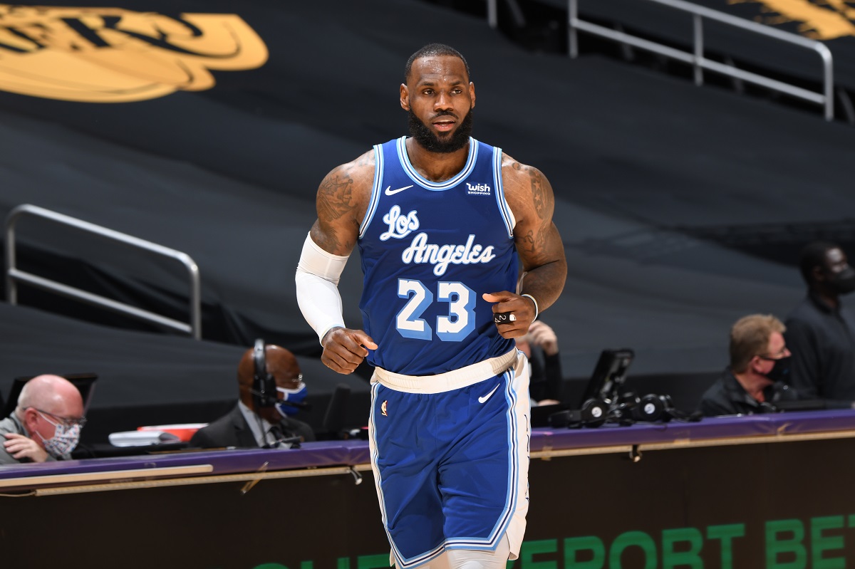 LeBron James, jugador de Los Angeles Lakers (AFP)