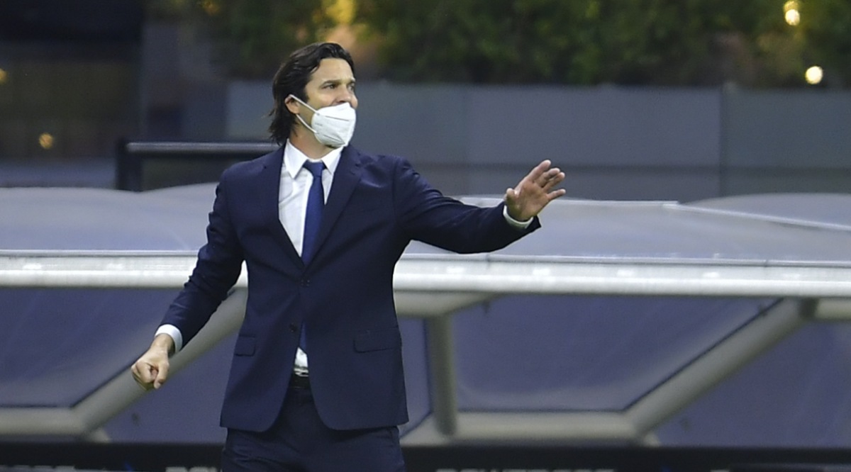 Santiago Solari en el partido contra Puebla (Mexsport)