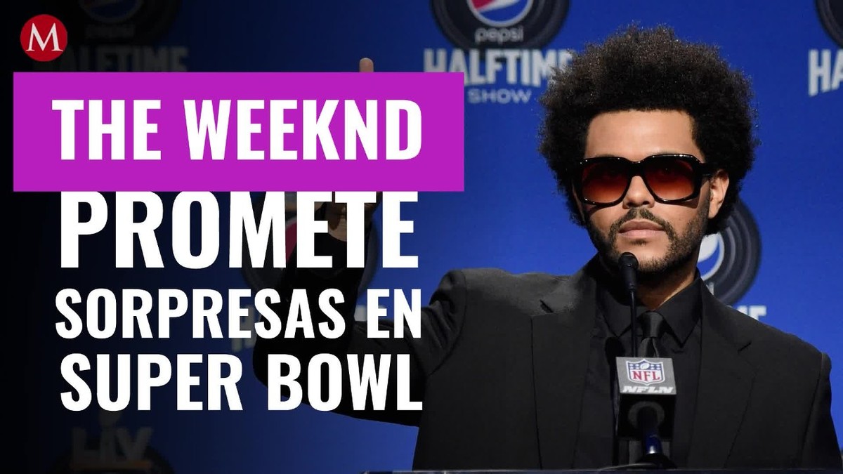 The Weeknd promete sorpresas para el esperado medio tiempo del Super Bowl