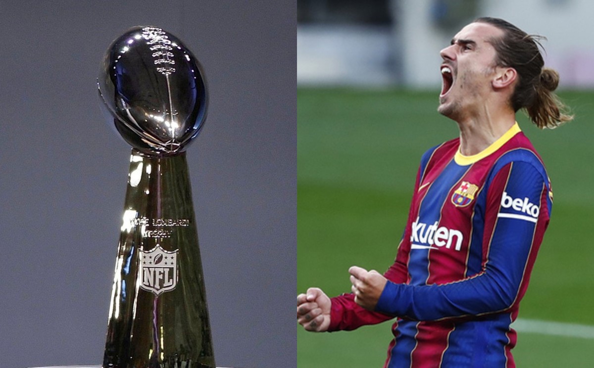 Antoine Griezmann 'estará' en el Super Bowl LV (AP)