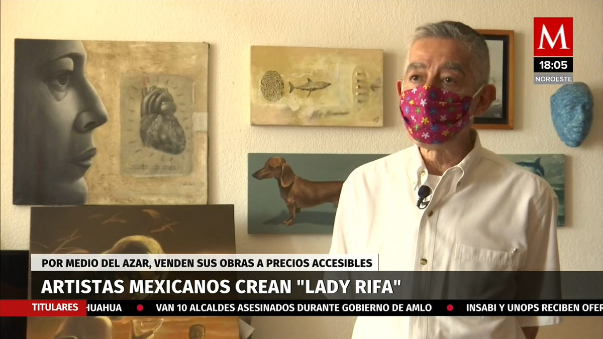 'Lady rifa', la página donde artistas visuales venden sus obras mediante sorteos