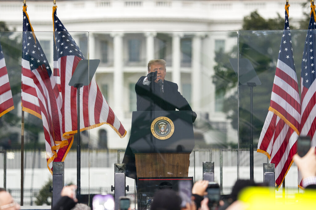 El ex presidente de Estados Unidos, Donald Trump, enfrentará su segundo juicio político esta semana. (AP)