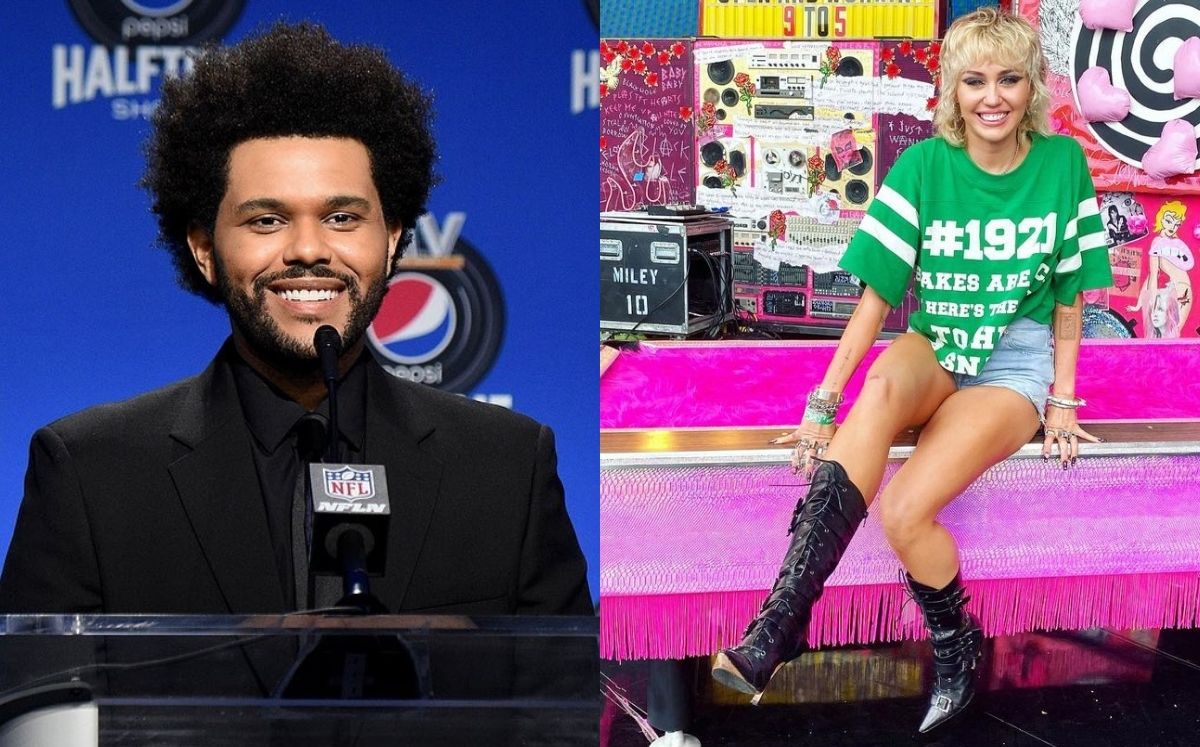 The Weeknd y Miley Cyrus se preparan para el Super Bowl LV (Especial)