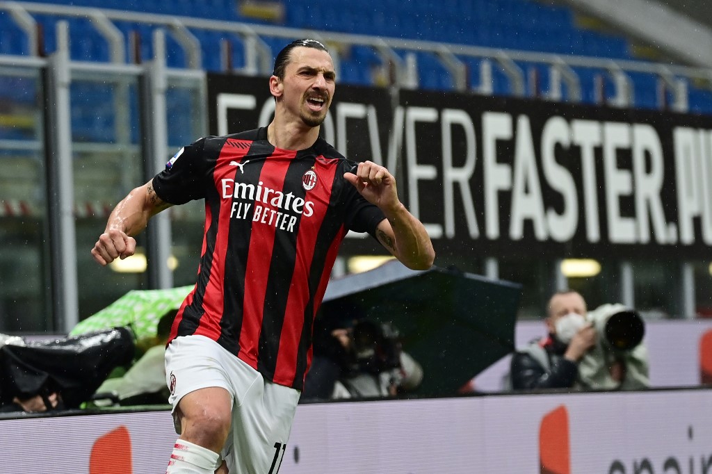 Zlatan Ibrahimovic, jugador del AC Milan (AFP)