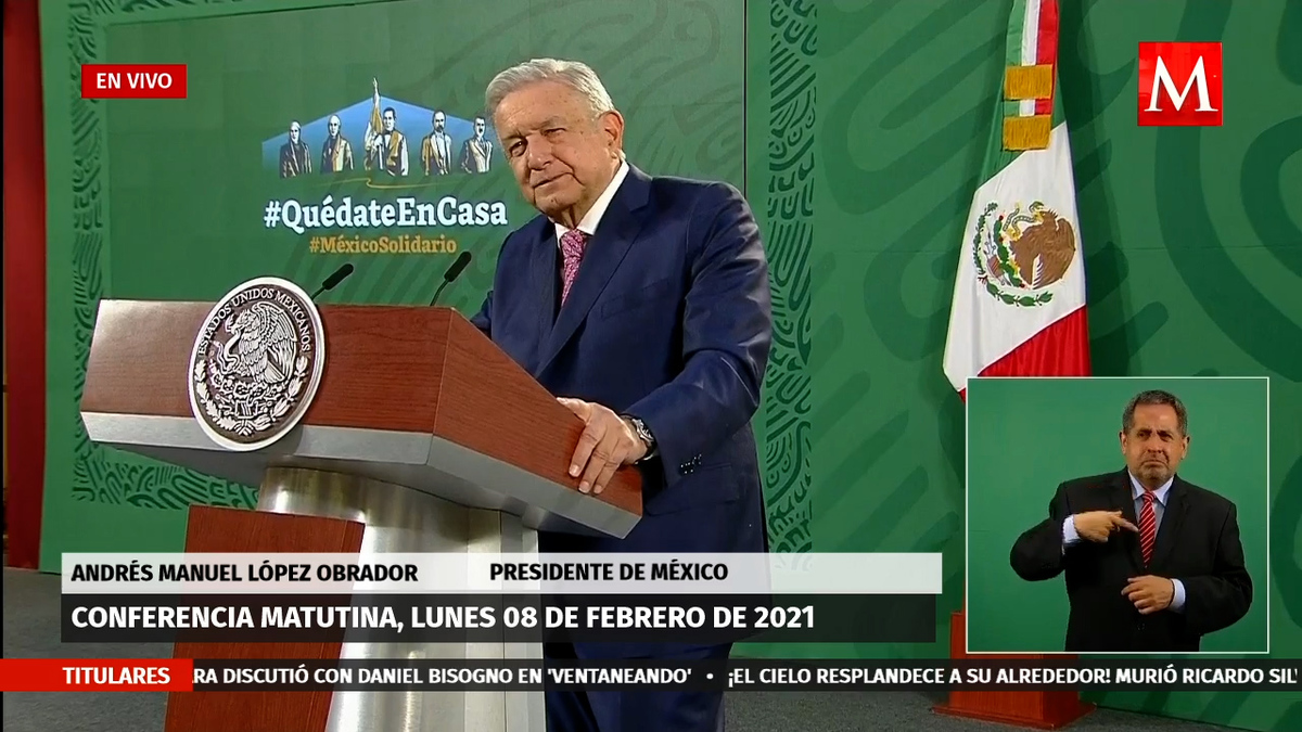 AMLO critica a jefes de Estado que se vacunaron para dar ejemplo