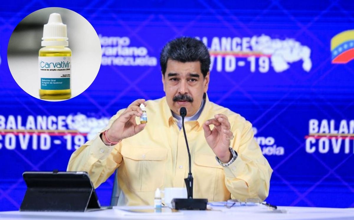 Esto sabemos del Carvativir, las gotas milagrosas que curan el covid según Maduro (EFE)