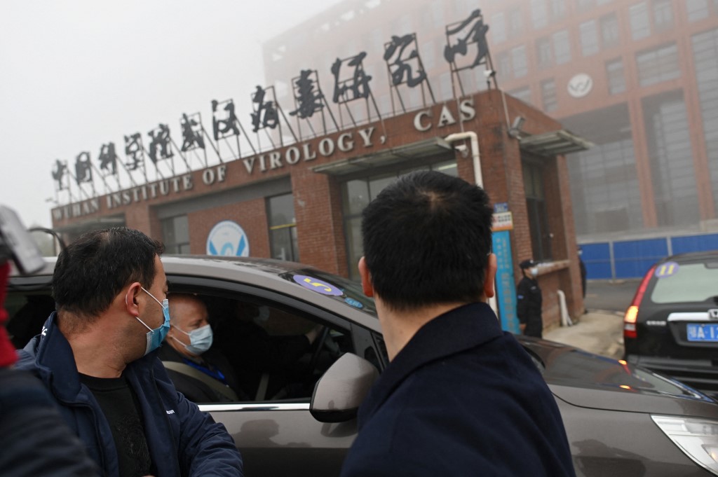 Entrada del Instituto de Virología de Wuhan, China. La OMS ya analizó el lugar, (AFP)